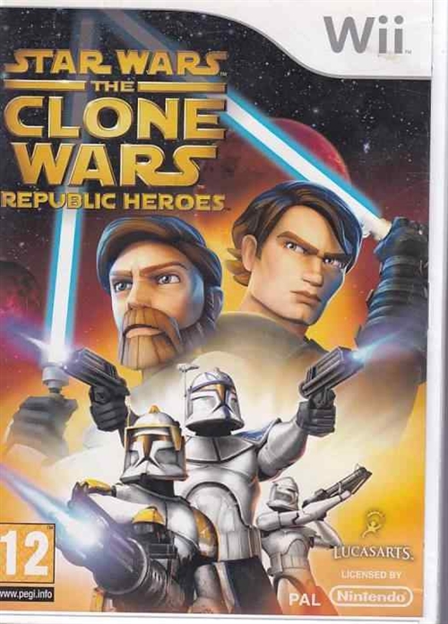 Star Wars the Clone Wars Republic Heroes - Wii (B Grade) (Genbrug)